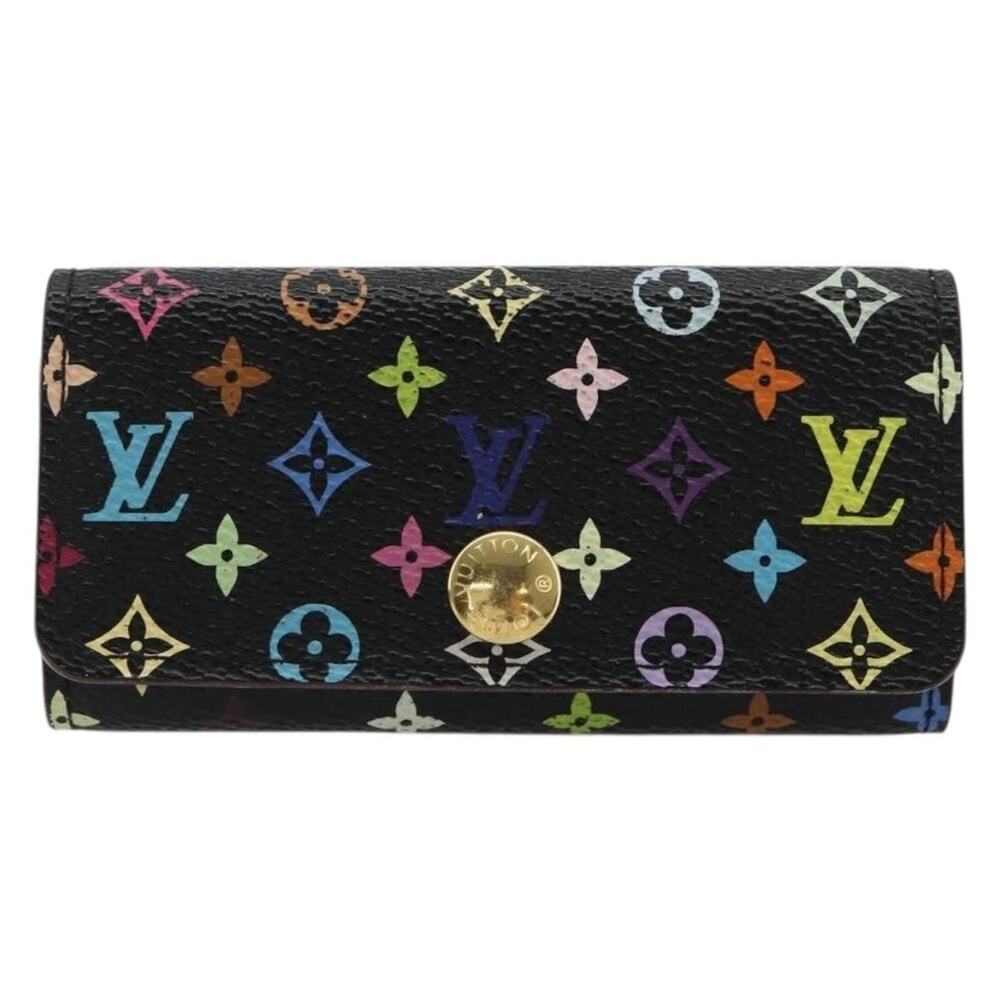 Louis Vuitton Monogram Multicolor Multicles 4 Key Case Black